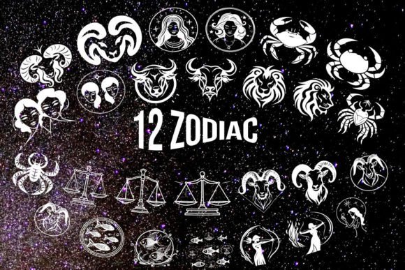 12 Zodiac Font - Featured Image