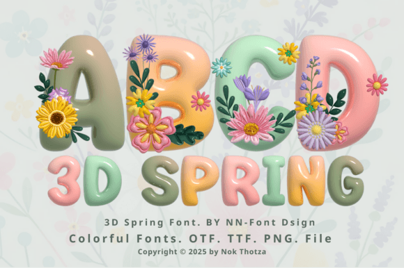 3d Spring Font - Featured Image