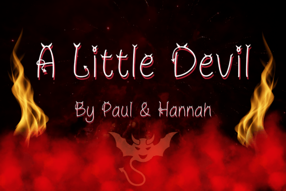 A Little Devil Font - Featured Image