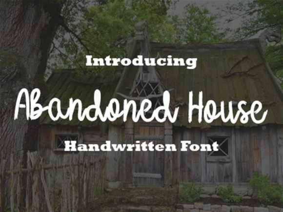 Abandoned Houses Font - Featured Image
