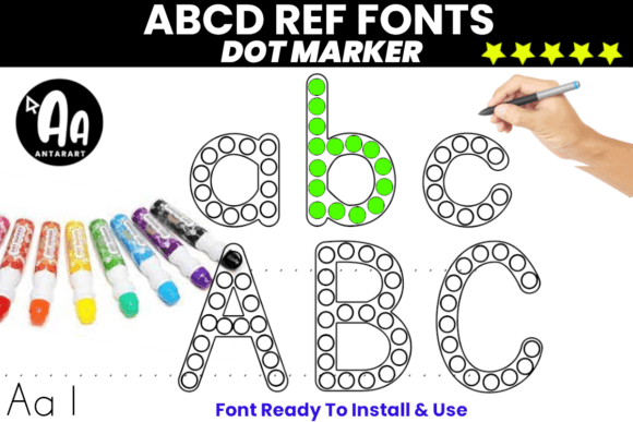 Abc Dot Marker Font - Featured Image