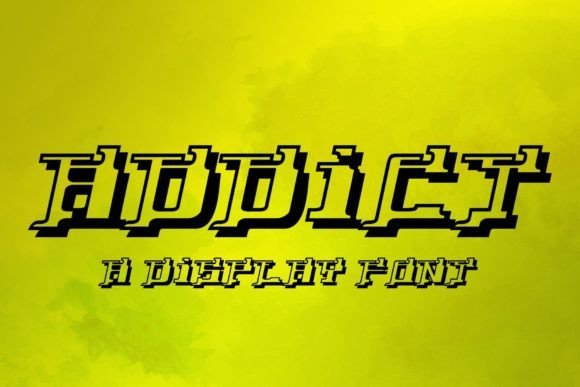 Addict Font - Featured Image