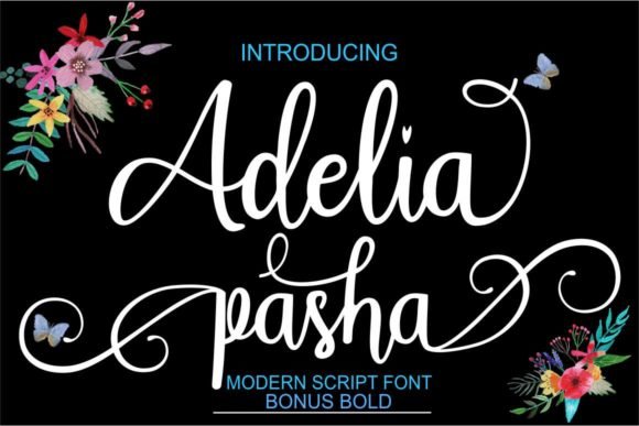 Adelia Pasha Font - Featured Image