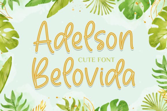 Adelson Belovida Font - Featured Image