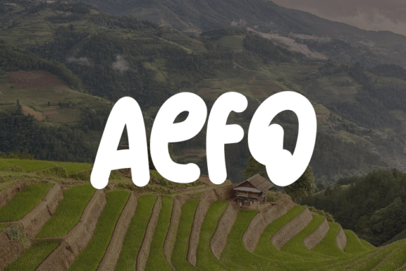 Aefo Font - Featured Image