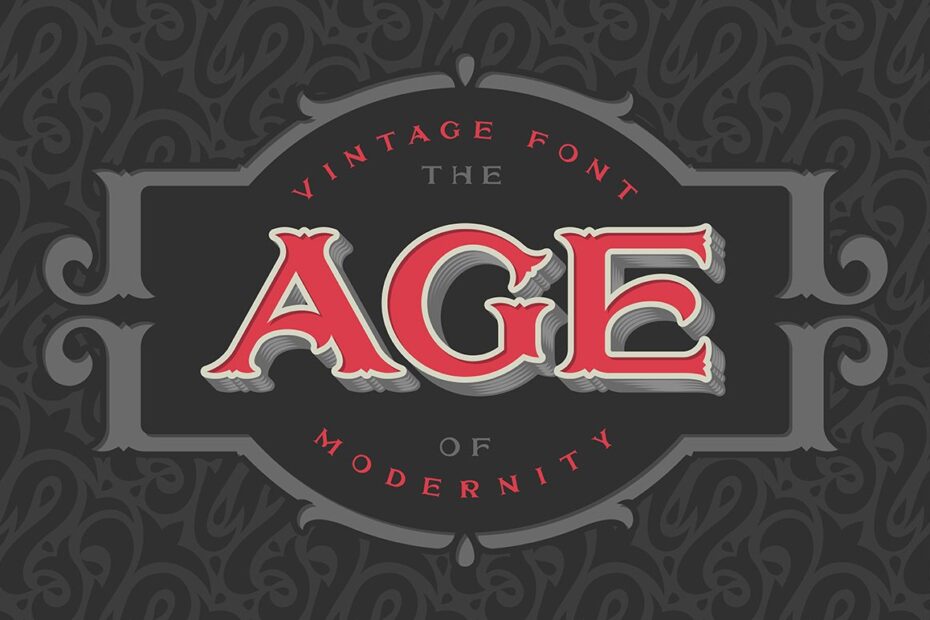 Age of Modernity Font - Featured Image
