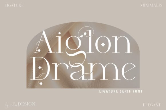 Aiglon Drame Font - Featured Image
