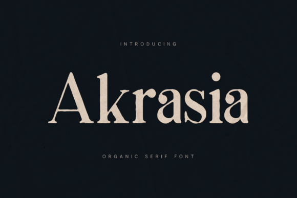 Akrasia Font - Featured Image