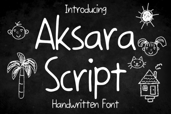 Aksara Script Font - Featured Image