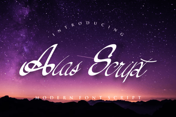 Alas Script Font - Featured Image