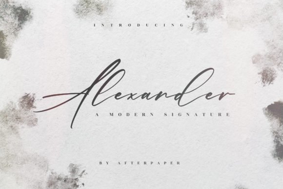 Alexander Font - Featured Image