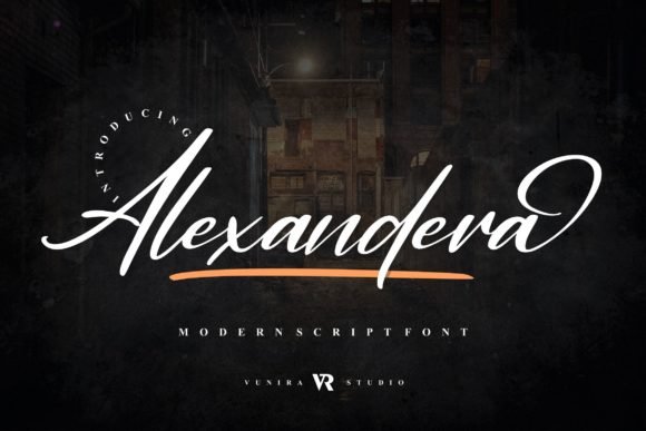 Alexandera Font - Featured Image