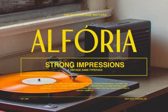 Alforia Font - Featured Image