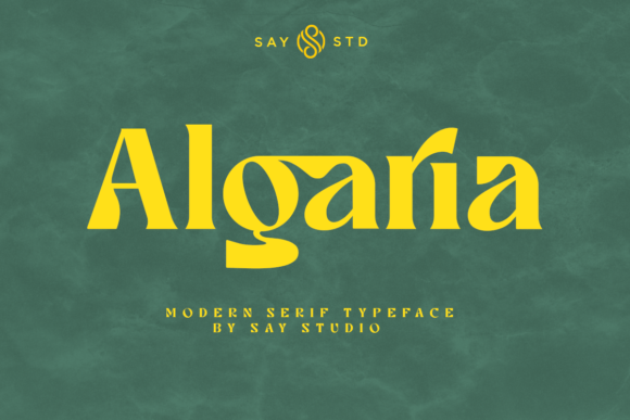 Algaria Font - Featured Image