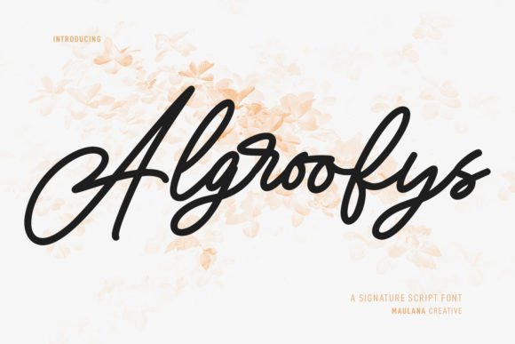 Algroofys Font - Featured Image