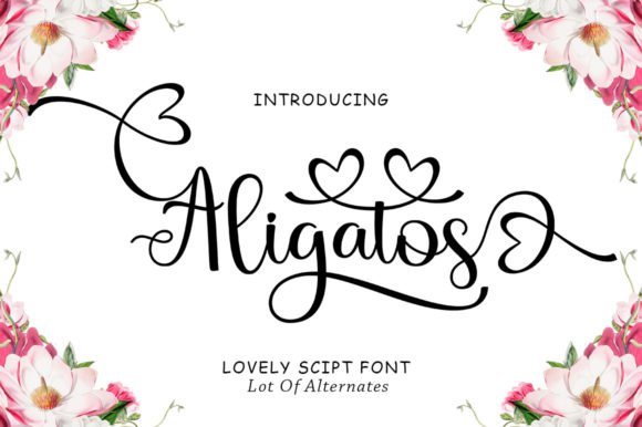 Aligatos Font - Featured Image