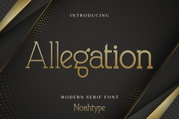 Allegation Font - Featured Image