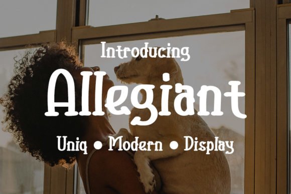 Allegiant Font - Featured Image