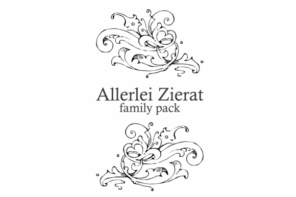 Allerlei Zierat Family Font - Featured Image