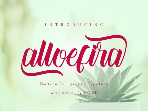 Alloefira Font - Featured Image