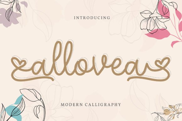 Allovea Font - Featured Image