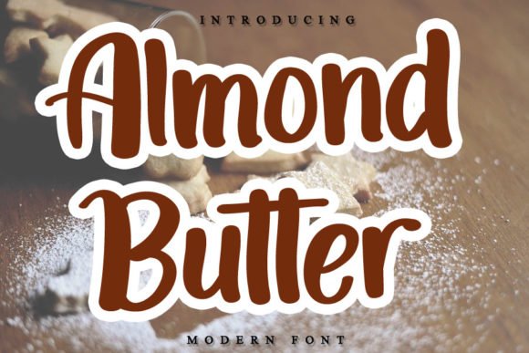 Almond Butter Font - Featured Image