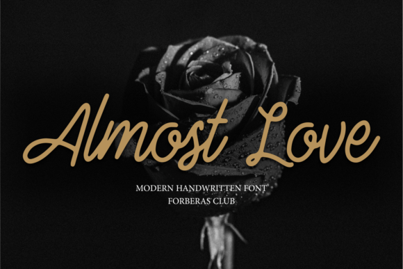 Almost Love Font - Featured Image