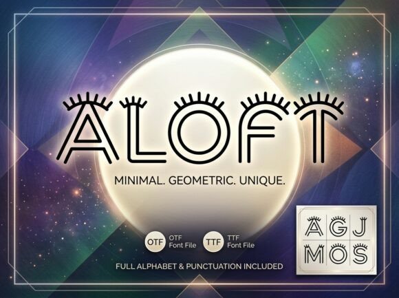 Aloft Font - Featured Image