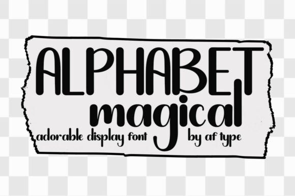 Alphabet Magical Font - Featured Image