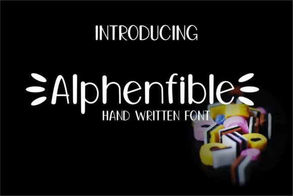 Alphenfible Font - Featured Image
