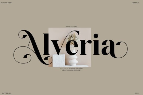 Alveria Serif Font - Featured Image