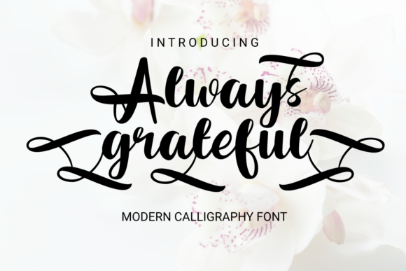 Always Grateful Font - Featured Image