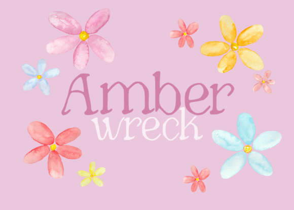 Amber Wreck Font - Featured Image