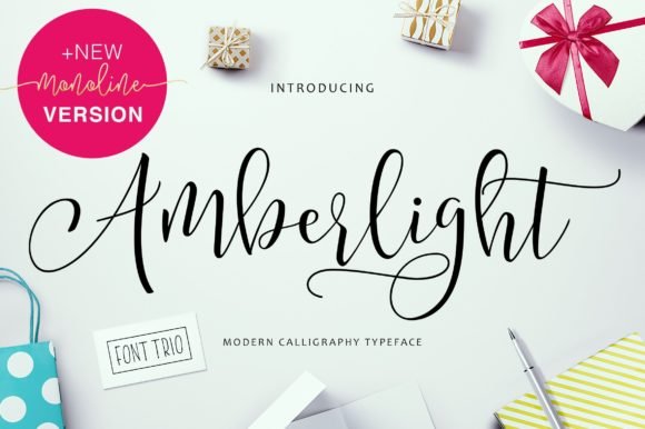 Amberlight Font - Featured Image
