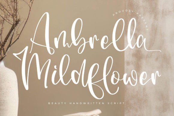 Ambrella Mildflower Font - Featured Image