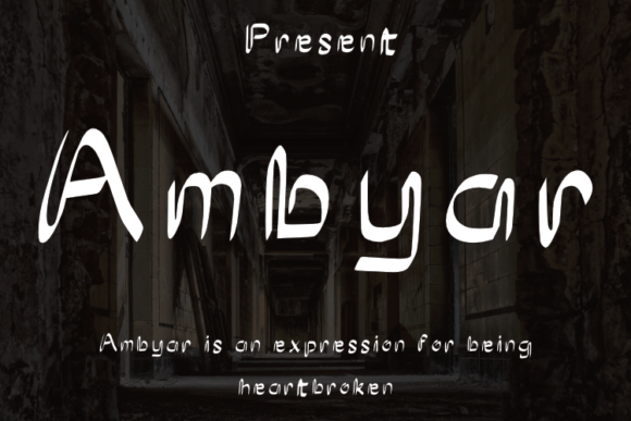 Ambyar Font - Featured Image