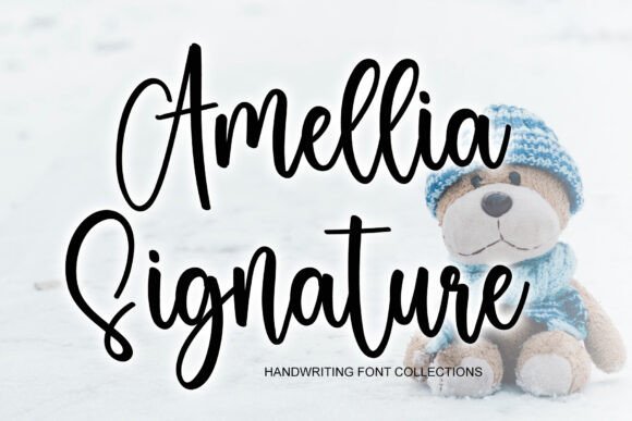 Amellia Signature Font - Featured Image