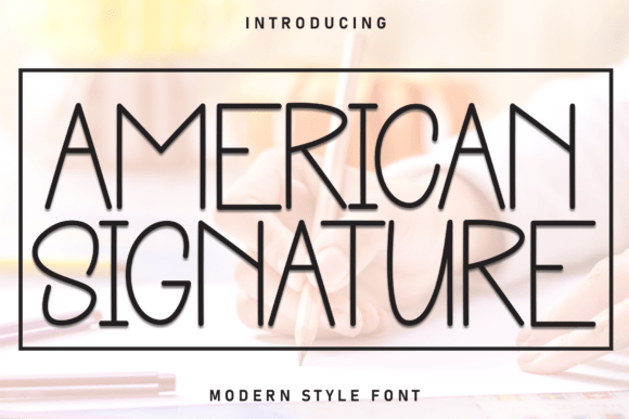 American Signature 1 Font - Featured Image