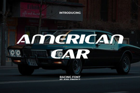 Americancar Font - Featured Image