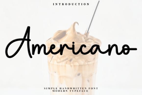 Americano Font - Featured Image