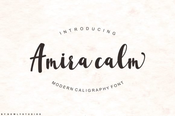 Amira Calm Font - Featured Image