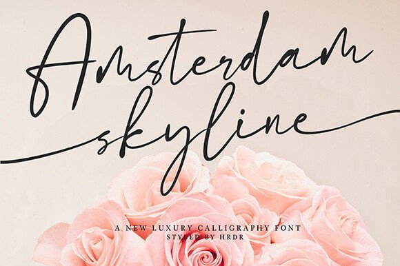 Amsterdam Skyline Font - Featured Image