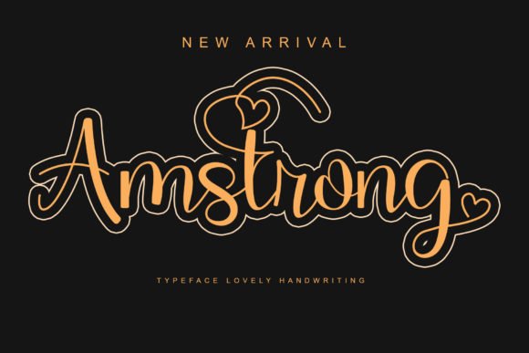Amstrong Font - Featured Image