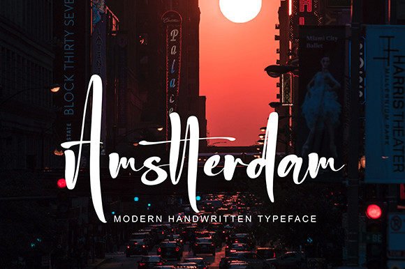 Amstterdam Font - Featured Image