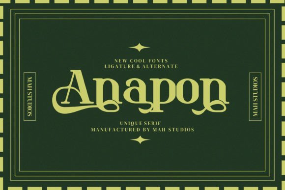 Anapon Font - Featured Image