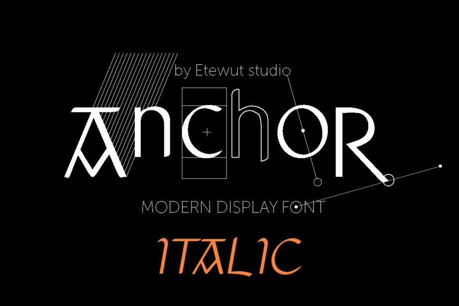 Anchor Italic Font - Featured Image