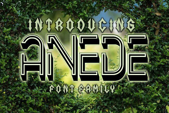 Anede Font - Featured Image