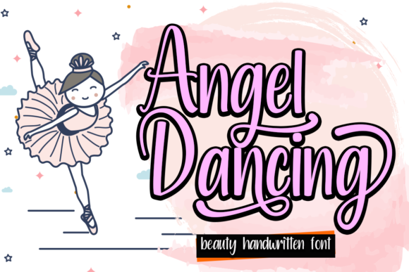 Angel Dancing Font - Featured Image