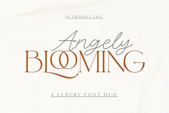 Angely Blooming Font - Featured Image