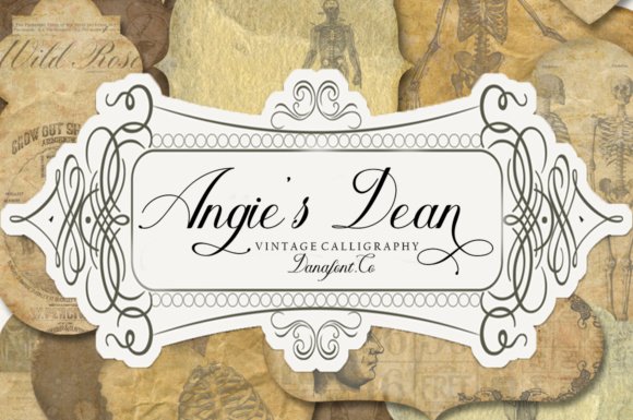 Angie's Dean Font - Featured Image